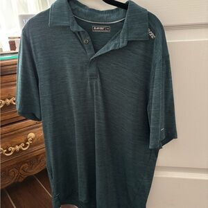 Hi-Tec Men's Teal Polo Shirt